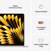 Laptop APPLE MacBook Air 2025 15.3" Retina M4 16GB RAM 256GB SSD macOS Księżycowa poświata Ogólna liczba gniazd pamięci RAM 0