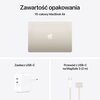 Laptop APPLE MacBook Air 2025 15.3" Retina M4 16GB RAM 256GB SSD macOS Księżycowa poświata Rodzaj matrycy Błyszcząca