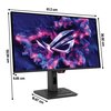 Monitor ASUS ROG Strix OLED XG27UCDMG 26.5" 3840x2160px 240Hz 0.03 ms [GTG] Częstotliwość odświeżania obrazu [Hz] 240