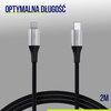 Kabel USB-C - Lightning ALLITY AUC-01 27W 2 m Czarny Typ USB-C - Lightning