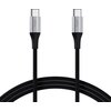 Kabel USB-C - USB-C ALLITY AUC-01 100W 1 m Czarny