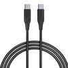 Kabel USB-C - USB-C ALLITY AUC-02 100W 1 m Czarny