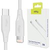 Kabel USB-C - Lightning ALLITY AUC-02 27W 1 m Biały Długość [m] 1
