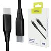Kabel USB-C - USB-C ALLITY AUC-02 100W 2 m Czarny Długość [m] 2