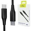 Kabel USB-C - USB-C ALLITY AUC-02 60W 2 m Czarny Długość [m] 2