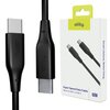 Kabel USB-C - USB-C ALLITY AUC-02 60W 1 m Czarny Długość [m] 1