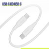 Kabel USB-C - USB-C ALLITY AUC-02 60W 1 m Biały Rodzaj Kabel