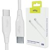 Kabel USB-C - USB-C ALLITY AUC-02 60W 1 m Biały Długość [m] 1