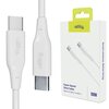 Kabel USB-C - USB-C ALLITY AUC-02 100W 1 m Biały Długość [m] 1