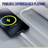 Kabel USB-C - USB-C ALLITY AUC-02 60W 2 m Biały Złącze 1 USB-C