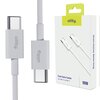 Kabel USB-C - USB-C ALLITY AUC-03 100W 2 m Biały Długość [m] 2