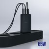 Ładowarka sieciowa ALLITY ATC-01 65W Czarny Gwarancja 36 miesięcy