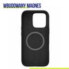 Etui ALLITY Silicone Case Mag do Apple iPhone 16 Pro Max Czarny Seria telefonu iPhone