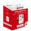 Adapter podróżny SKROSS MUV 1.302961 (Świat - Świat) Kolor Biały
