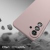 Etui ETTERI Silicone Case do Samsung Galaxy S24 FE Jasnoróżowy Typ Etui nakładka