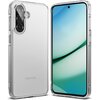 Przezroczysto-matowe etui RINGKE Fusion do Samsung Galaxy A36 5G/A56 5G jest pokazane na zdjęciu, prezentując zarówno tylną, jak i przednią część telefonu. Na tylnej części etui widoczne jest logo "SAMSUNG", a ekran telefonu wyświetla gradientowy wzór w o