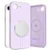 Etui TECH-PROTECT Liquid Silicone MagSafe do Apple iPhone 16E Lawendowy