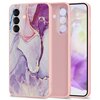 Etui TECH-PROTECT Icon do Samsung Galaxy A36 5G Marmurowy