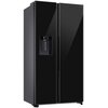Lodówka SAMSUNG AI RS70F64KEBEO Side by Side No Frost 178.6cm Czarne szkło Podajnik wody Kostkarka Położenie zamrażarki Side by Side