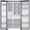 Lodówka SAMSUNG AI RS70F64KEBEO Side by Side No Frost 178.6cm Czarne szkło Podajnik wody Kostkarka Roczne zużycie prądu 345 kWh = 396.75 zł