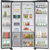 Lodówka SAMSUNG RS70F65QETEO Side by Side AI No Frost 178.4cm Szczotkowana stal nierdzewna Pojemność [l] 420 chłodziarka + 239 zamrażarka