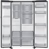 Lodówka SAMSUNG AI RS80F64KEFEO Side by side No Frost 178.4cm Grafitowa stal Kod pocztowy 02-676
