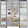 Lodówka SAMSUNG RS70F64KEFEO AI Side by Side No Frost 178.4cm Grafitowa stal Podajnik wody Kostkarka Pojemność [l] 420 chłodziarka + 220 zamrażarka