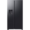 Lodówka SAMSUNG RS70F64KEFEO AI Side by Side No Frost 178.4cm Grafitowa stal Podajnik wody Kostkarka Bezszronowa (No Frost) Pełny No Frost