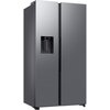 Lodówka SAMSUNG RS70F65KETEO AI Side by Side No Frost 178.4cm Stal szczotkowana Podajnik wody Kostkarka Położenie zamrażarki Side by Side