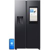 Lodówka SAMSUNG RS90F66BEFEO Side by Side AI No frost 178.4cm Grafitowa stal Podajnik wody Kostkarka