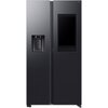Lodówka SAMSUNG RS90F66BEFEO Side by Side AI No frost 178.4cm Grafitowa stal Podajnik wody Kostkarka Bezszronowa (No Frost) Pełny No Frost