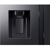 Lodówka SAMSUNG RS90F66BEFEO Side by Side AI No frost 178.4cm Grafitowa stal Podajnik wody Kostkarka Położenie zamrażarki Side by Side