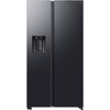 Lodówka SAMSUNG RS80F66KCFEO Side by Side AI No frost 178.4cm Grafitowa stal Podajnik wody Kostkarka Bezszronowa (No Frost) Pełny No Frost