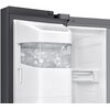 Lodówka SAMSUNG RS80F66KCFEO Side by Side AI No frost 178.4cm Grafitowa stal Podajnik wody Kostkarka Kolor producenta Grafitowa stal