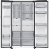 Lodówka SAMSUNG RS80F66KBFEO AI Side by Side No Frost 178.4cm Grafitowa stal Podajnik wody Kostkarka Roczne zużycie prądu 180 kWh = 207 zł