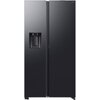 Lodówka SAMSUNG RS80F66KBFEO AI Side by Side No Frost 178.4cm Grafitowa stal Podajnik wody Kostkarka Bezszronowa (No Frost) Pełny No Frost