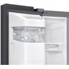 Lodówka SAMSUNG RS90F64EEFEO AI Side by Side No Frost 178.4cm Grafitowa stal Podajnik wody Kostkarka Kolor / wykończenie frontu Grafitowa stal