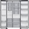 Lodówka SAMSUNG RS90F64EEFEO AI Side by Side No Frost 178.4cm Grafitowa stal Podajnik wody Kostkarka Roczne zużycie prądu 348 kWh = 400.2 zł