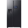 Lodówka SAMSUNG RS90F64EEFEO AI Side by Side No Frost 178.4cm Grafitowa stal Podajnik wody Kostkarka Bezszronowa (No Frost) Pełny No Frost