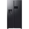 Lodówka SAMSUNG RS90F64EEFEO AI Side by Side No Frost 178.4cm Grafitowa stal Podajnik wody Kostkarka Położenie zamrażarki Side by Side