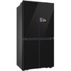 Lodówka SAMSUNG RM90F67CECEO AI Side by Side No Frost 185.3cm Grafitowe szkło Home Kamera Zmiana kierunku otwierania drzwi Nie