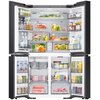 Lodówka SAMSUNG RM90F67CECEO AI Side by Side No Frost 185.3cm Grafitowe szkło Home Kamera Pojemność [l] 399 chłodziarka + 255 zamrażarka