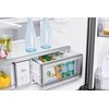 Lodówka SAMSUNG RM90F67CECEO AI Side by Side No Frost 185.3cm Grafitowe szkło Home Kamera Sterowanie Elektroniczne