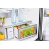 Lodówka SAMSUNG RM90F67CECEO AI Side by Side No Frost 185.3cm Grafitowe szkło Home Kamera Kompresor inwerterowy Nie