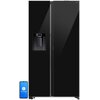 Lodówka SAMSUNG AI RS80F64JEBEO Side by Side No Frost 178.6cm Kostkarka Dystrybutor wody Czarne szkło