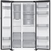 Lodówka SAMSUNG AI RS80F64JEBEO Side by Side No Frost 178.6cm Kostkarka Dystrybutor wody Czarne szkło Roczne zużycie prądu 345 kWh = 396.75 zł