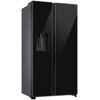 Lodówka SAMSUNG AI RS80F64JEBEO Side by Side No Frost 178.6cm Kostkarka Dystrybutor wody Czarne szkło Bezszronowa (No Frost) Pełny No Frost