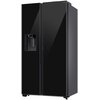 Lodówka SAMSUNG AI RS80F64JEBEO Side by Side No Frost 178.6cm Kostkarka Dystrybutor wody Czarne szkło Położenie zamrażarki Side by Side