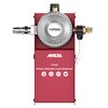Czerwony generator dymu z widocznym logo "ANCEL" oraz napisem "S100 Smoke Machine Leak Detector" na przedniej części obudowy. Na górze urządzenia znajduje się metalowy element z oznaczeniem "1/2PSIG".