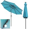 Parasol ogrodowy SASKA GARDEN 1065038 z oświetleniem LED 270 cm Turkusowy